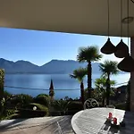 With Panoramic Views For 6 Villa Oggebbio